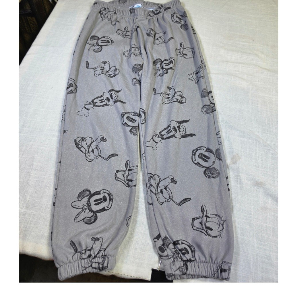 Disney Mickey and Friends Gray Sketch Graphic Jogger Sweatpants acozy XL JP2855